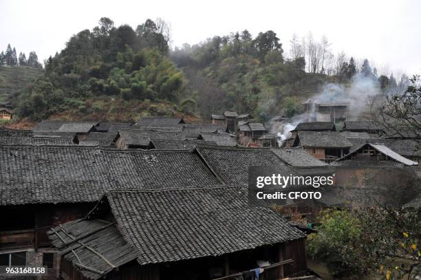 Qiandongnan prefecture, guizhou province These are all dong villages, and the women wear ethnic costumes. Although several villages are not far away,...