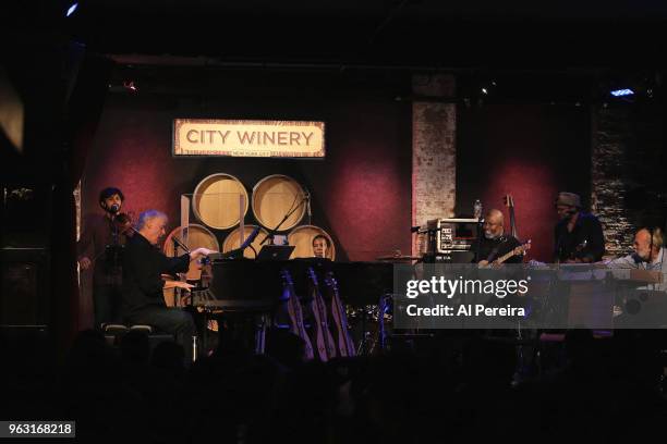 Bruce Hornsby performs on piano with his band, The Noisemakers, at City Winery on May 27, 2018 in New York City.