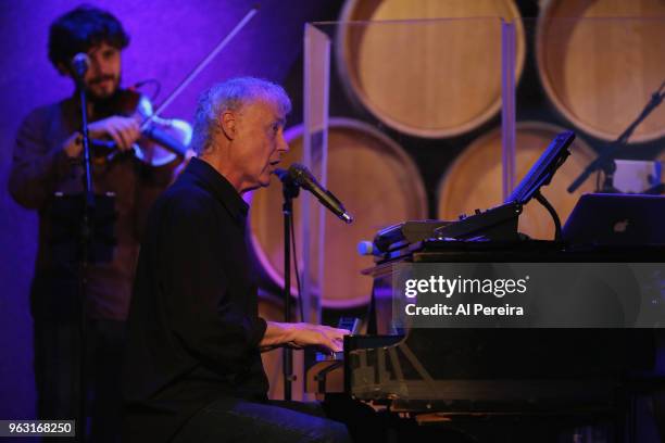 Bruce Hornsby performs on piano with his band, The Noisemakers, at City Winery on May 27, 2018 in New York City.