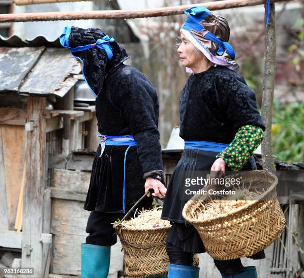Qiandongnan prefecture, guizhou province These are all dong villages, and the women wear ethnic costumes. Although several villages are not far away,...
