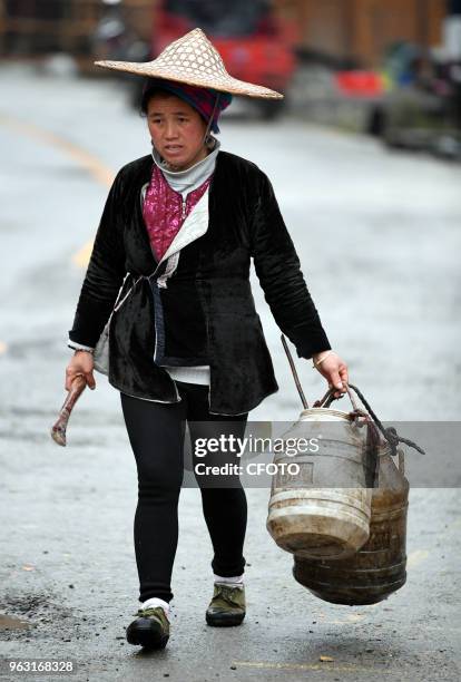 Qiandongnan prefecture, guizhou province These are all dong villages, and the women wear ethnic costumes. Although several villages are not far away,...