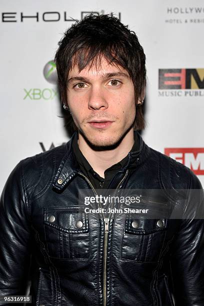 Musician Matt Bair attends the 2010 EMI Post GRAMMY Party at the W Hollywood Hotel and Residences on January 31, 2010 in Hollywood, California.