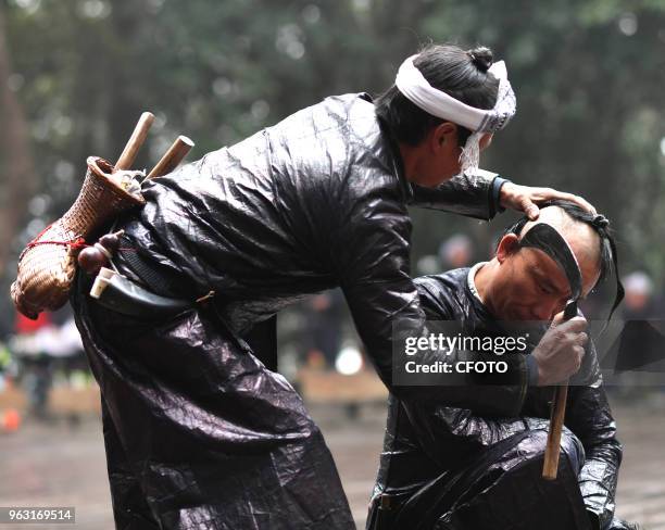 Guizhou Qiandongnan Congjiang County, bazaar Miao village is more than 480 kilometers away from Guiyang, capital city. The village has a profound...