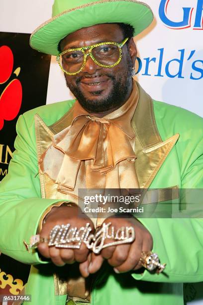 Don Magic Juan arrives at the Jamie Foxx Post Grammy Event at The Conga Room at L.A. Live on January 31, 2010 in Los Angeles, California.