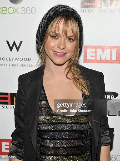 Taryn Manning attends the 2010 EMI GRAMMY Party at the W Hollywood Hotel and Residences on January 31, 2010 in Hollywood, California.