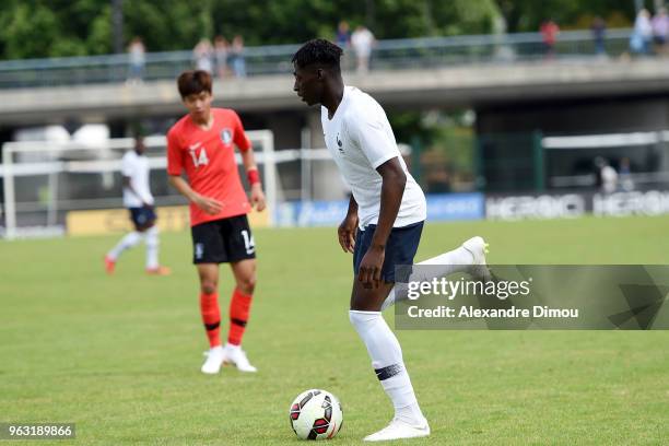 Axel Bakayoko of France during the International Festival Espoirs match between France and South Korea on May 27, 2018 in Aubagne, France.