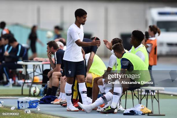 Ludovic Blas of France during the International Festival Espoirs match between France and South Korea on May 27, 2018 in Aubagne, France.