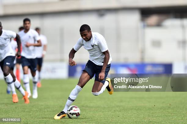 Steve Ambri of France during the International Festival Espoirs match between France and South Korea on May 27, 2018 in Aubagne, France.