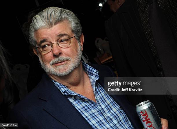 Writer/Director George Lucas attends SPIKE TV's "Scream 2008" Awards held at the Greek Theatre on October 18, 2008 in Los Angeles, California.