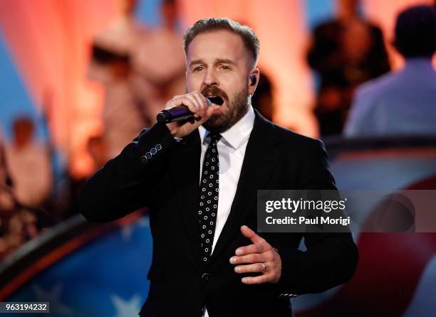Tenor Alfie Boe performs at the 2018 National Memorial Day Concert at U.S. Capitol, West Lawn on May 27, 2018 in Washington, DC.