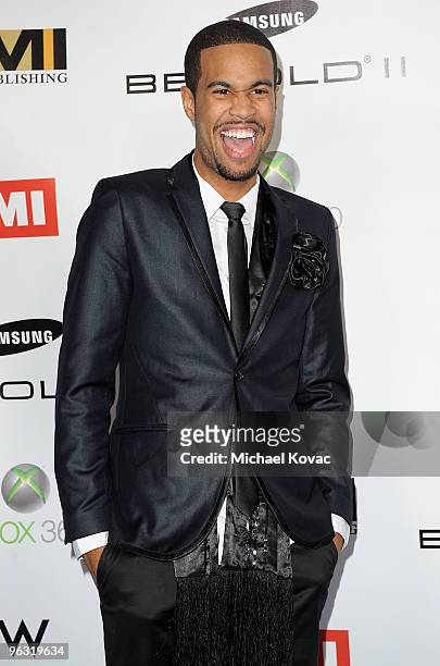 Musician Josiah Bell arrives at the EMI Post-GRAMMY Party at W Hollywood on January 31, 2010 in Hollywood, California.