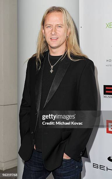 Musician Jerry Cantrell arrives at the EMI Post-GRAMMY Party at W Hollywood on January 31, 2010 in Hollywood, California.