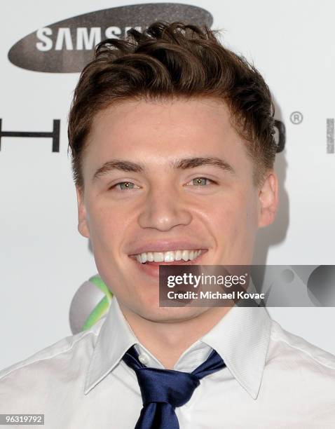 Musician Shawn Hlookoff arrives at the EMI Post-GRAMMY Party at W Hollywood on January 31, 2010 in Hollywood, California.