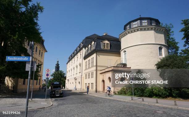 Picture taken on May 25, 2018 shows a view of Herzogin Anna Amalia library in Weimar, Germany.