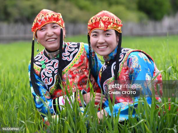 Zhoni county in gansu province, "Jue Nai" Tibetan is a Tibetan nationality from Tibet. In today's dress culture increasingly modernization,...