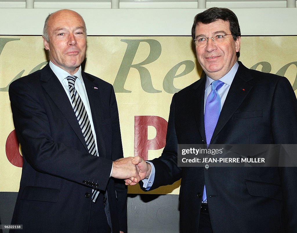 Alain Rousset , président sortant du conseil régional de l'Aquitaine ...