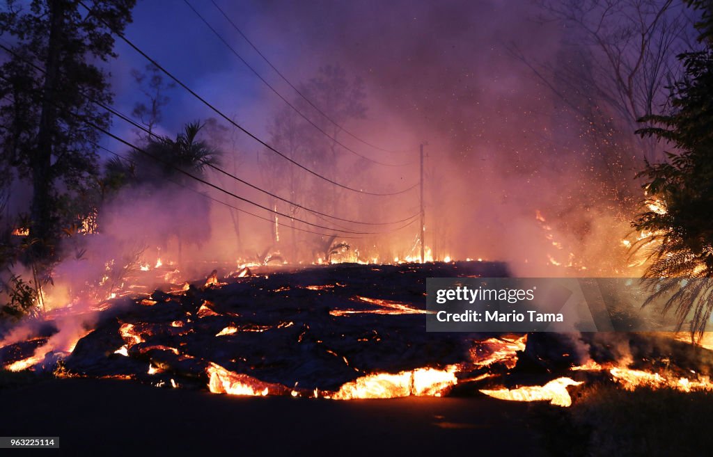 Hawaii's Kilauea Volcano Erupts Forcing Evacuations