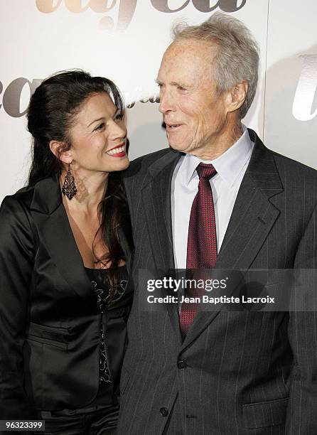 Dina Eastwood and Clint Eastwood