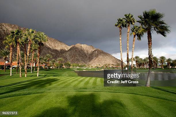 General view of the 13th tee box is seen at the Palmer Private Course at PGA West on January 22, 2010 in La Quinta, California.