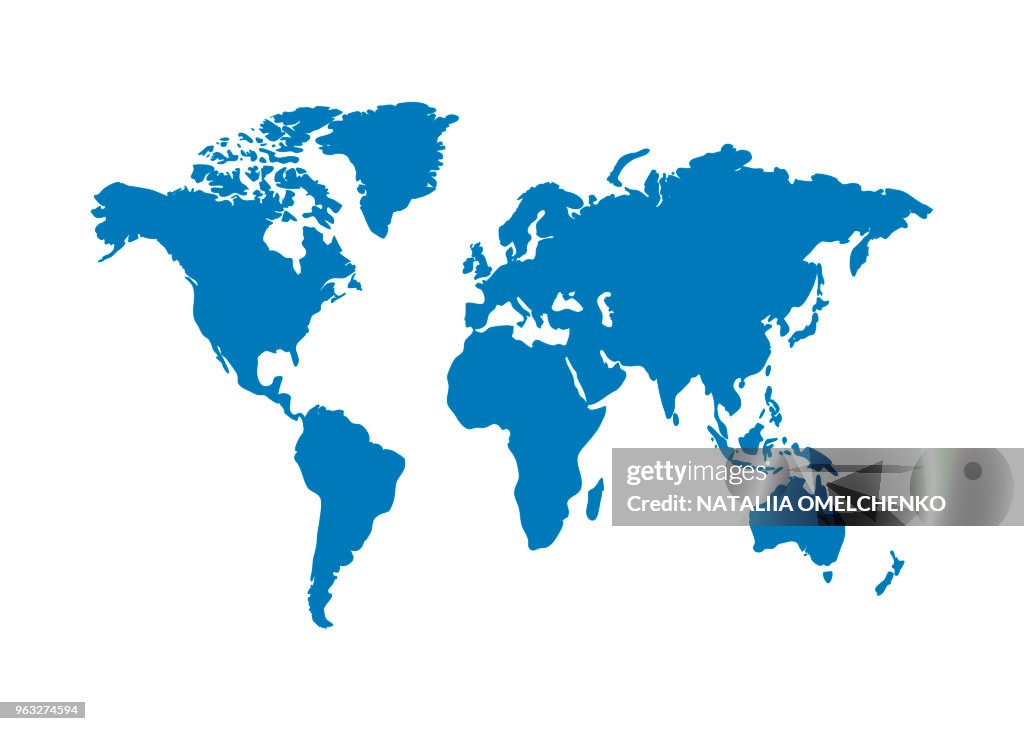 World Map Vectorgraph World Map Vector High-Res Vector Graphic - Getty Images