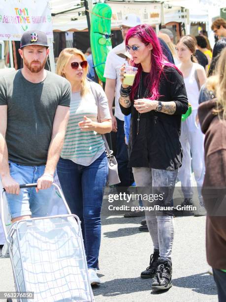 Jodie Sweetin is seen on May 27, 2018 in Los Angeles, California.