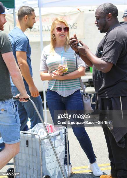 Jodie Sweetin is seen on May 27, 2018 in Los Angeles, California.