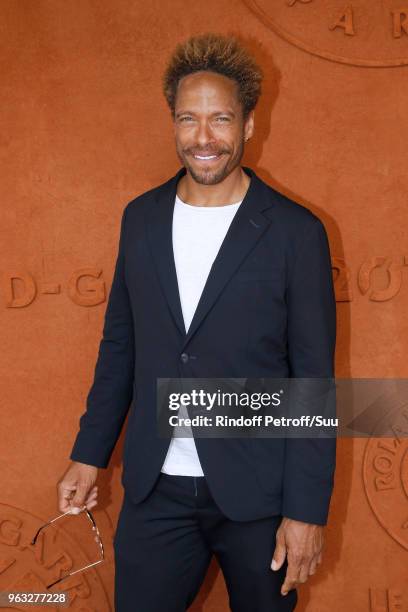 Actor Gary Dourdan attends the 2018 French Open - Day Two at Roland Garros on May 28, 2018 in Paris, France.