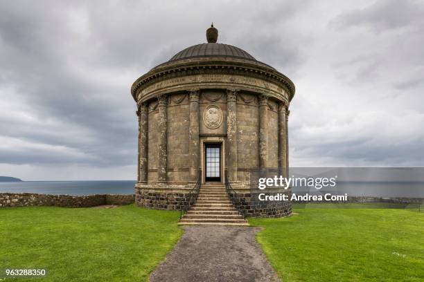 mussenden temple, castlerock, county londonderry, ulster region, northern ireland, united kingdom. - castle rock colorado stock pictures, royalty-free photos & images