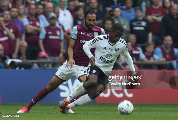 Fulham's Ryan Sessegnon during the Championship Play-Off Final match between Fulham and Aston Villa at Wembley, London, England on 26 May 2018.