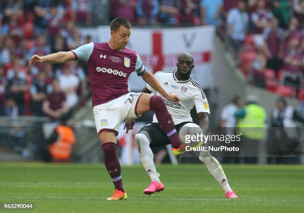 John Terry of Aston Villa during the Championship Play-Off Final match between Fulham and Aston Villa at Wembley, London, England on 26 May 2018.