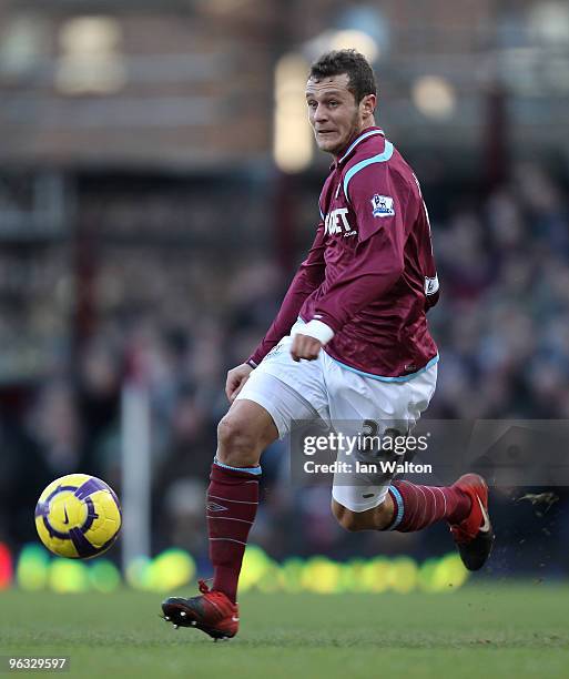 Alessandro Diamanti of West Ham United in action during the Barclays Premier League match between West Ham United and Blackburn Rovers at Upton Park...