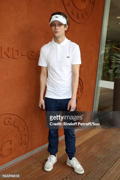 Rod Paradot attend the 2018 French Open - Day Two at Roland Garros on May 28, 2018 in Paris, France.