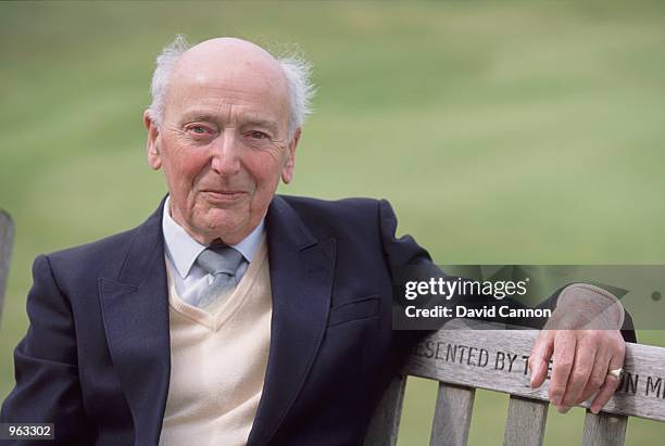 Portrait of British Amateur golfer Ronnie White during a USGA Commission held in England. \ Mandatory Credit: David Cannon /Allsport