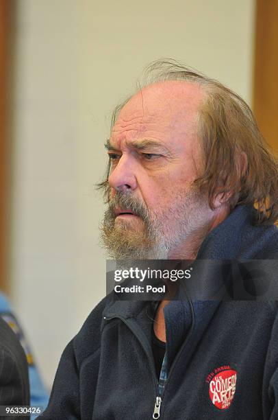 Actor Rip Torn appears in Bantam Superior Court February 1, 2010 in Bantam, Connecticut. Torn was arraigned on charges of criminal trespass, carrying...