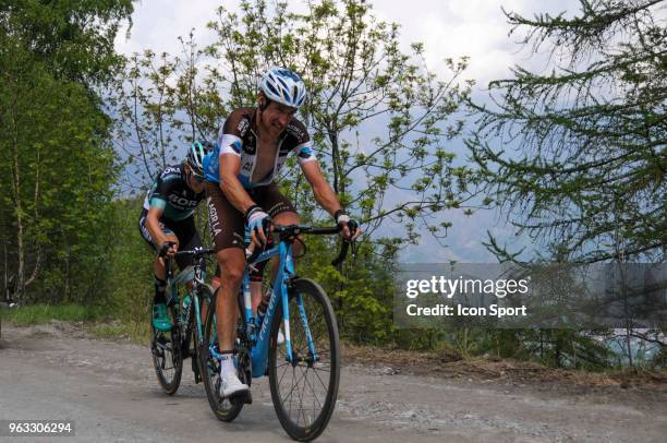 Alexandre Geniez Ag2r La Mondiale in Colle Delle Finestre during the 101st Tour of Italy 2018, Stage 19 a 185km stage from Venaria Reale to...