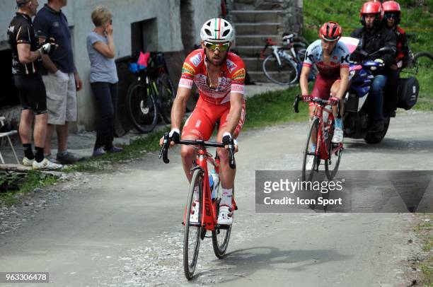 Francesco Gavazzi of Androni Giocattoli - Sidermec in Colle Delle Finestre during the 101st Tour of Italy 2018, Stage 19 a 185km stage from Venaria...