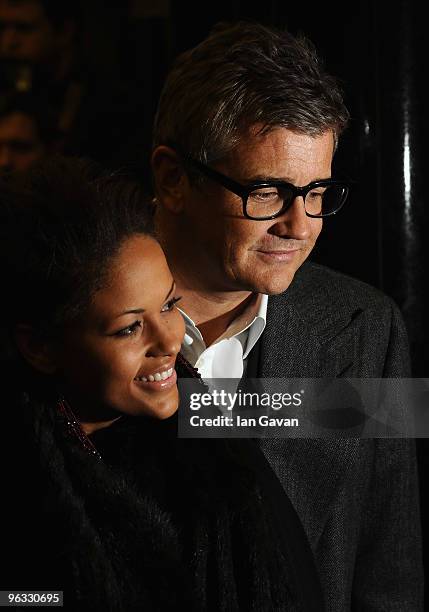 Jay Jopling and guest attends the UK Film Premiere of A Single Man at The Curzon Mayfair on February 1, 2010 in London, England.