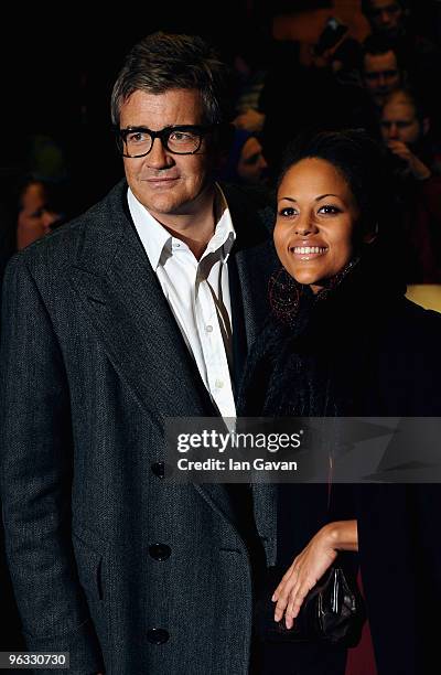 Jay Jopling and guest attends the UK Film Premiere of A Single Man at The Curzon Mayfair on February 1, 2010 in London, England.