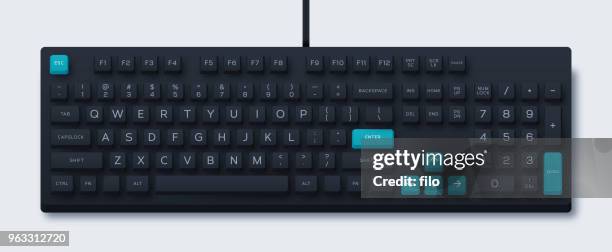 Computer Keyboard Layout Photos and Premium High Res Pictures - Getty ...