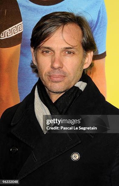 Actor Paul Belmondo attends the Premiere of "I Love You Philip Morris" film at Cinematheque Francaise on February 1, 2010 in Paris, France.