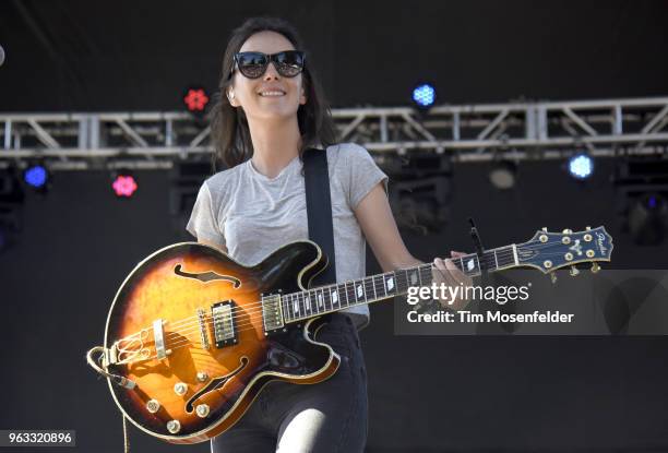 Amy Shark performs during the 2018 BottleRock Napa Valley Music Festival at Napa Valley Expo on May 27, 2018 in Napa, California.