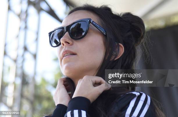 Amy Shark performs during the 2018 BottleRock Napa Valley Music Festival at Napa Valley Expo on May 27, 2018 in Napa, California.