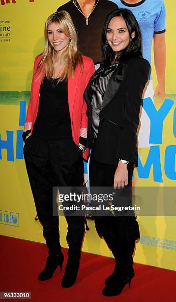 Alexandra Rosenfeld and Valerie Begue attend the Premiere of "I Love You Philip Morris" film at Cinematheque Francaise on February 1, 2010 in Paris,...