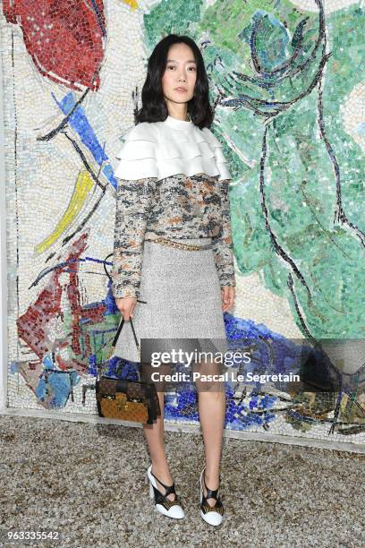 Doona Bae attends Louis Vuitton 2019 Cruise Collection at Fondation Maeght on May 28, 2018 in Saint-Paul-De-Vence, France.