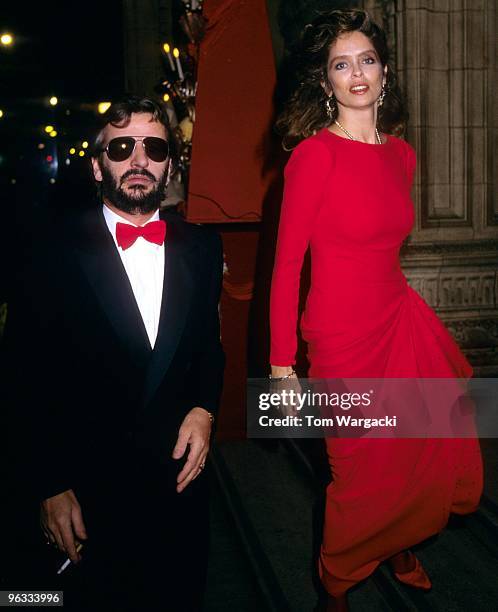 Ringo Starr with wife Barbara Bach
