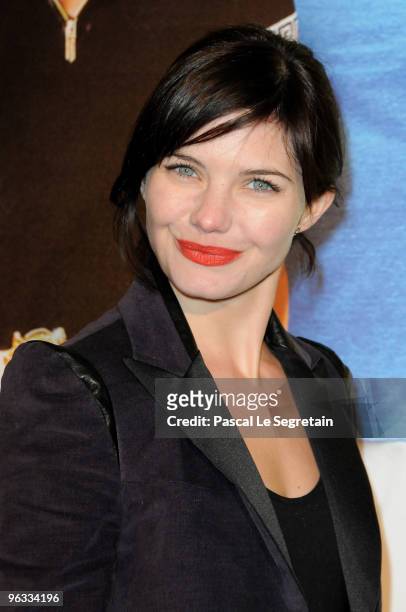 Actress Delphine Chaneac attends the Premiere of "I Love You Philip Morris" film at Cinematheque Francaise on February 1, 2010 in Paris, France.