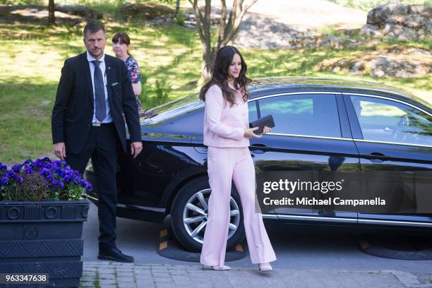 Princess Sofia of Sweden attends The Sophia Party and presentation of Medals of Merit to Sophia Sisters at Sophiahemmet on May 28, 2018 in Stockholm,...