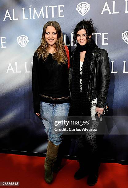 Spanish actresses Ana Fernandez and Clara Lago attend "Edge of the Darkness" premiere at the Palafox cinema on February 1, 2010 in Madrid, Spain.