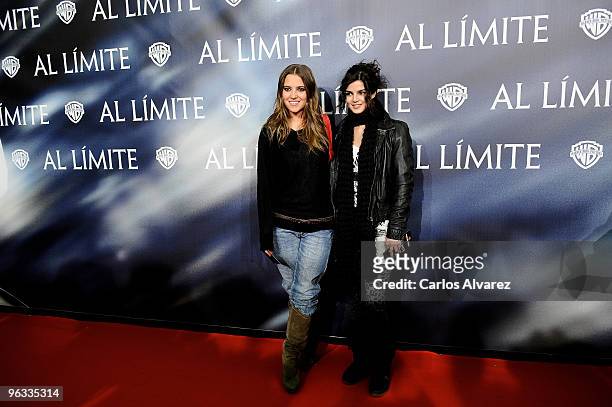 Spanish actresses Ana Fernandez and Clara Lago attend "Edge of the Darkness" premiere at the Palafox cinema on February 1, 2010 in Madrid, Spain.