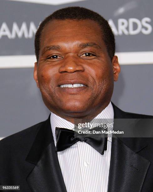 Robert Cray arrives at the 52nd Annual GRAMMY Awards held at Staples Center on January 31, 2010 in Los Angeles, California.